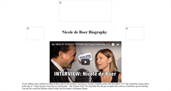 Desktop Screenshot of nicoledeboer.com